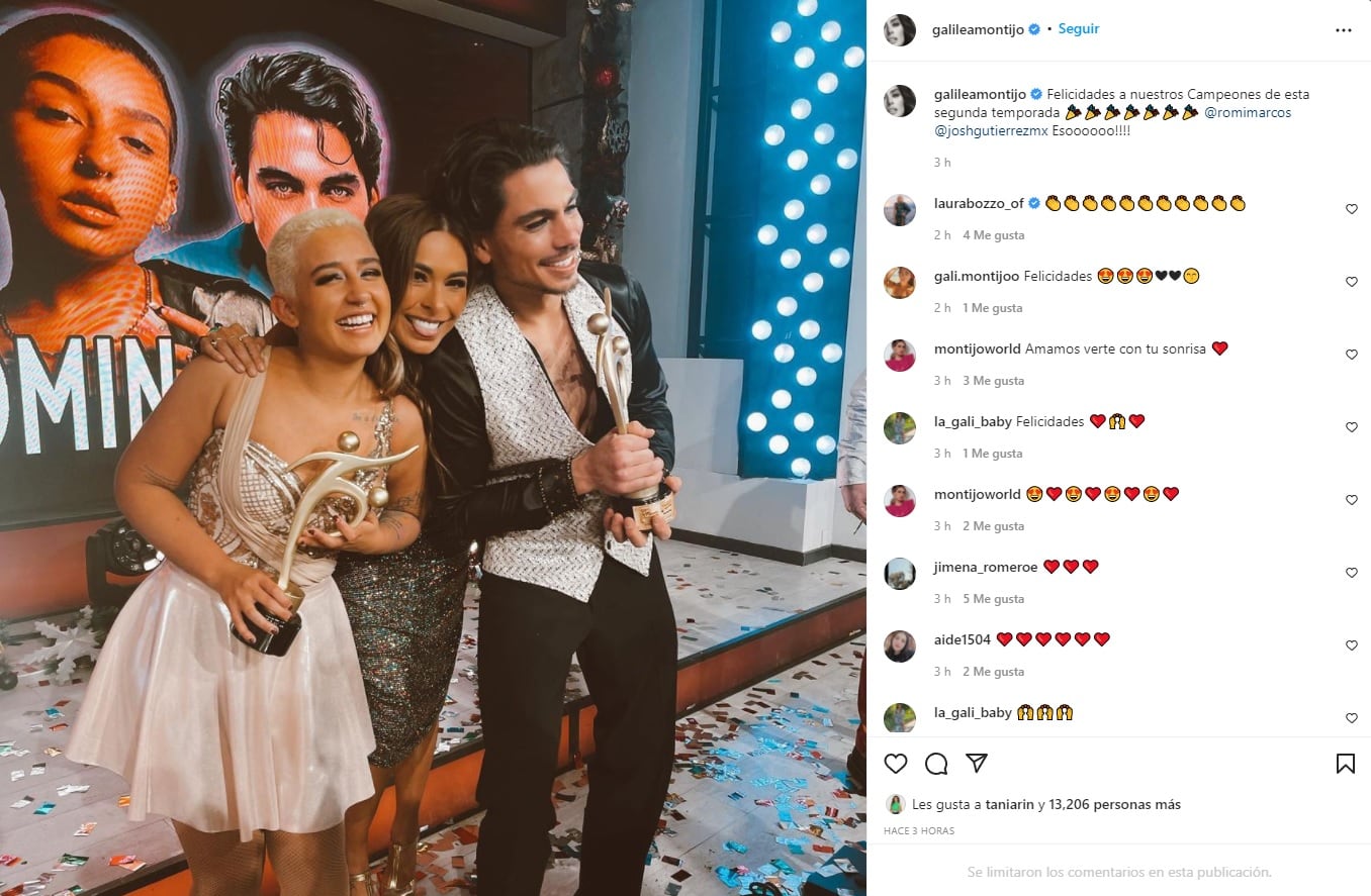 Galilea Montijo, Romina Marcos y Josh Gutiérrez