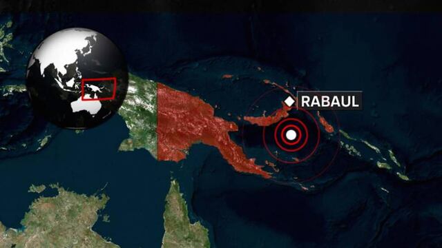 Se registra sismo de 6.7 grados de magnitud en Papúa Nueva Guinea