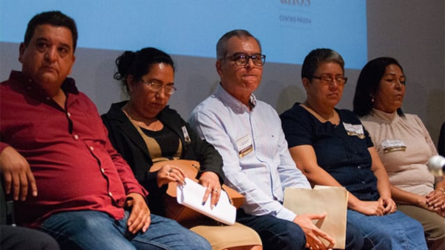 Los padres de los jóvenes desaparecidos en Veracruz a manos de policías estatales acudieron a un acto de reconocimiento de responsabilidad y disculpa pública del gobierno del estado de Veracruz, en el Museo de Memoria y Tolerancia.