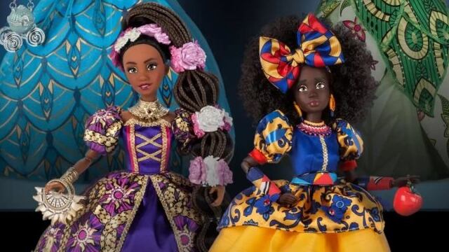Línea de las nuevas muñecas de las princesas Disney afrodescendientes
