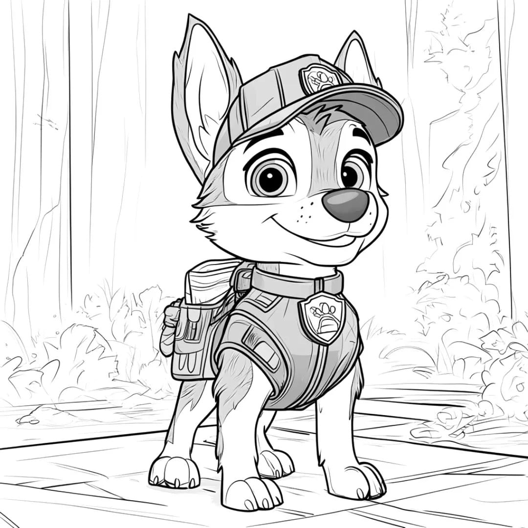 Dibujos Paw Patrol por Día del Dibujo