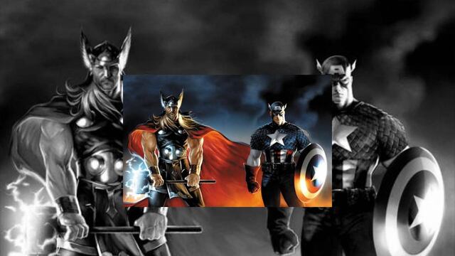 Thor y Capitán América