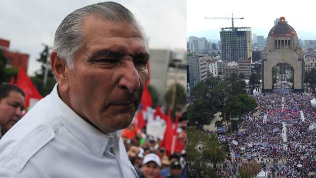 Adán Augusto López cierra gira en el Monumento a la Revolución