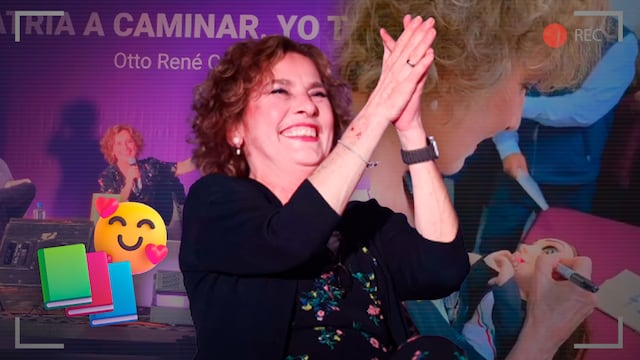 Beatriz Gutiérrez Müller tuvo una presentación en la FIL del Zócalo