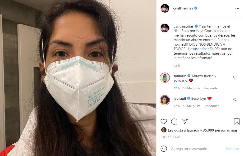 Cynthia Urías agradece los mensajes de apoyo