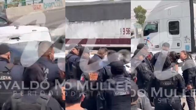 Policías se agarraron a golpes