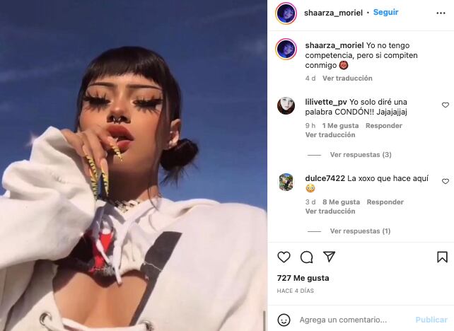 Shaarza Moriel lanza indirecta a Yailin La Más Viral
