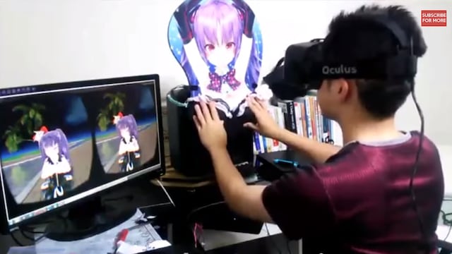 <p><span style="line-height: 1.6;">Los japoneses no dejan de sorprender: ahora han creado un programa para el sistema de realidad virtual Oculus Rift que simula la manipulación de las "bubis" de una chica.</span></p>