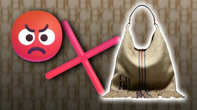 Carolina Herrera vende bolsa que parece costal