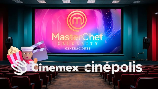 Final de MasterChef Celebrity 2025 se transmitirá en Cinemex y Cinépolis