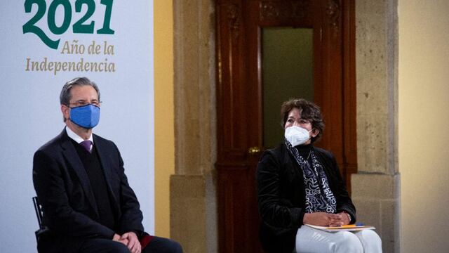 Delfina Gómez y Esteban Moctezuma