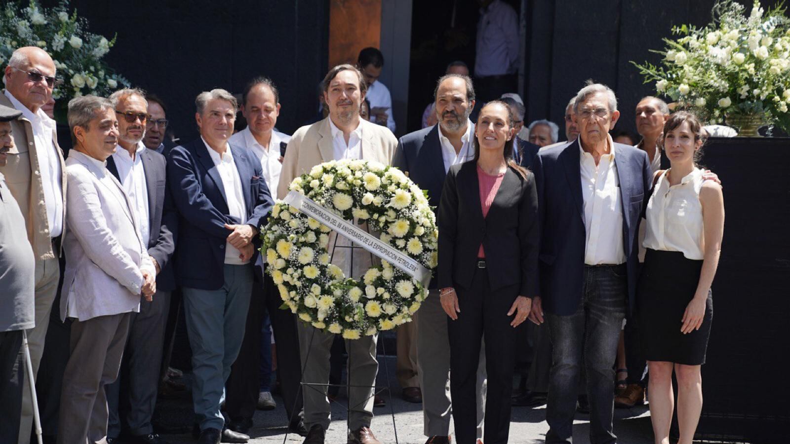 La foto de Claudia Sheinbaum con Cuauhtémoc Cárdenas que el 86 aniversario de la Expropiación Petrolera hizo posible