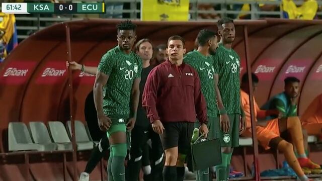 Arabia Saudita vs Ecuador (Foto: Captura de video)