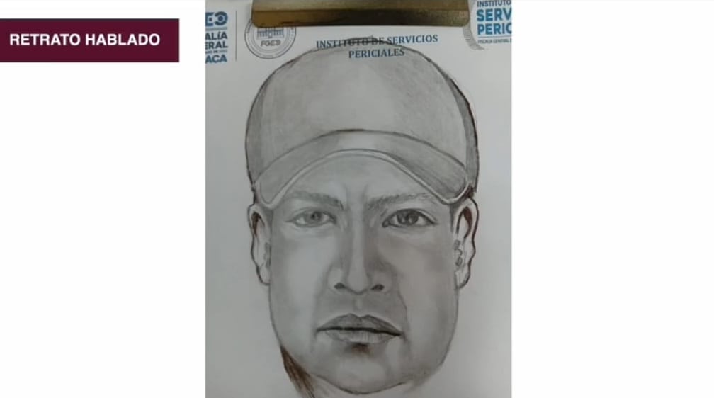 Retrato hablado del presunto asesino de Francisco Alejandro Leyva