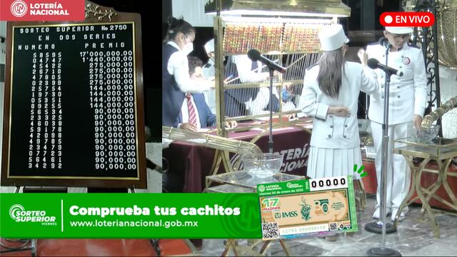 Resultados Sorteo Superior 2750 de Lotería Nacional en vivo: ganadores de hoy, 20 de enero