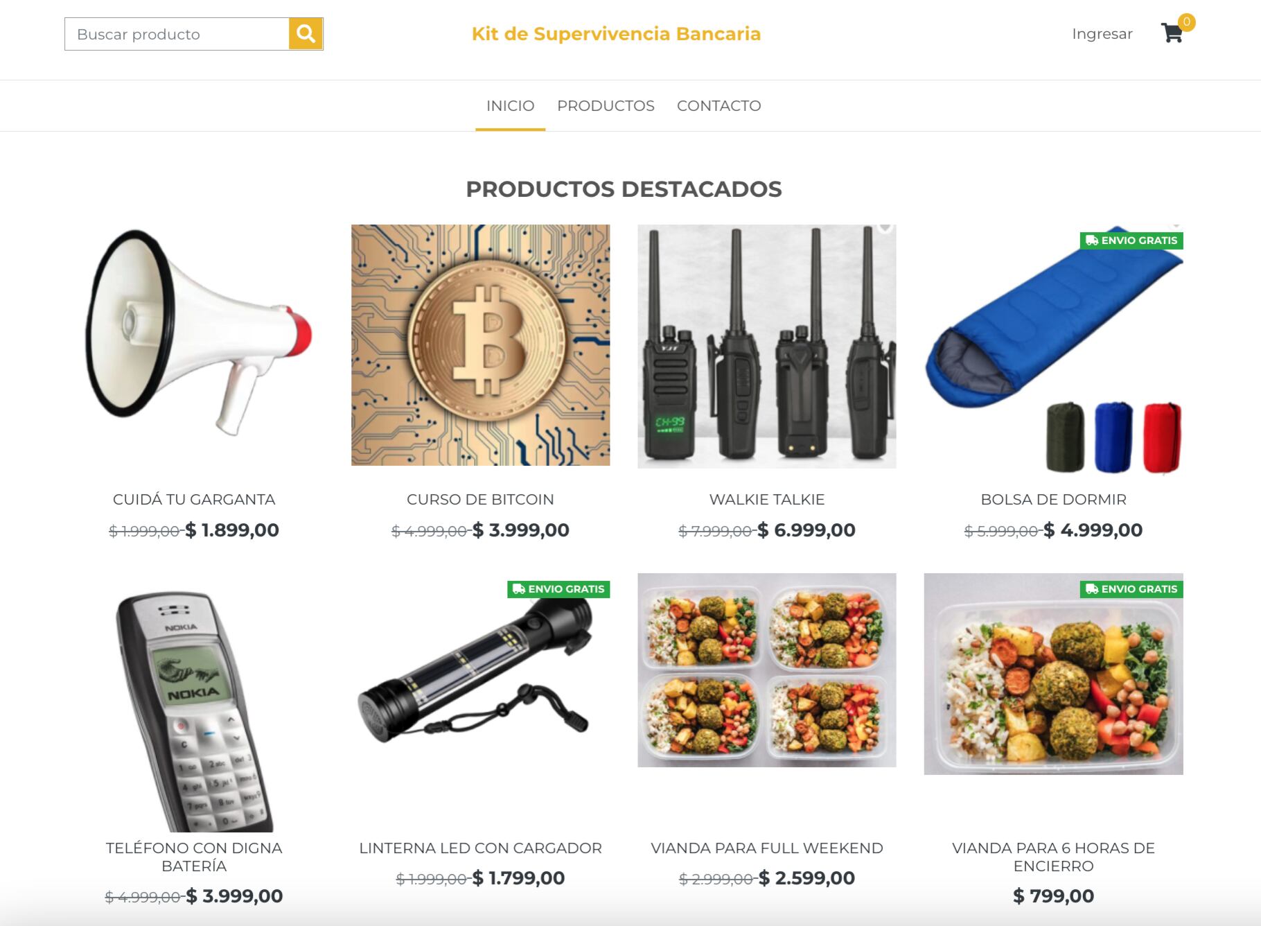 Kit de supervivencia bancaria
