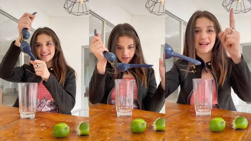 ¿Quién es Amiel García, la niña que no sabe exprimir un limón?