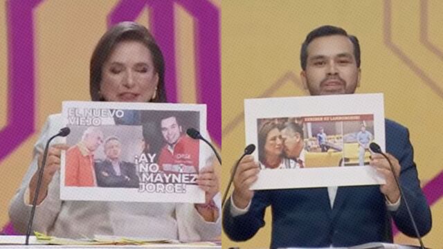 Jorge Álvarez Máynez y Xóchitl Gálvez