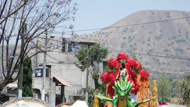 Paso del Carnaval de Tlaltenco el 23 de marzo. Foto: Vanesa Alcántara.