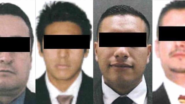 Elementos policiacos del estado de Aguascalientes detenidos.
