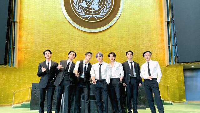 BTS en la sede de la ONU