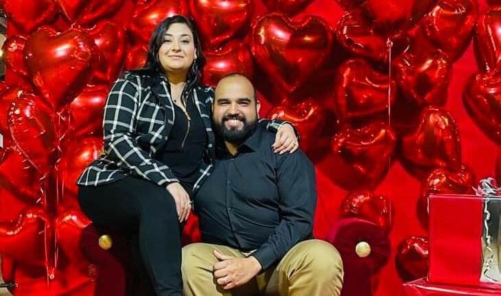 Linda Padilla y su esposo