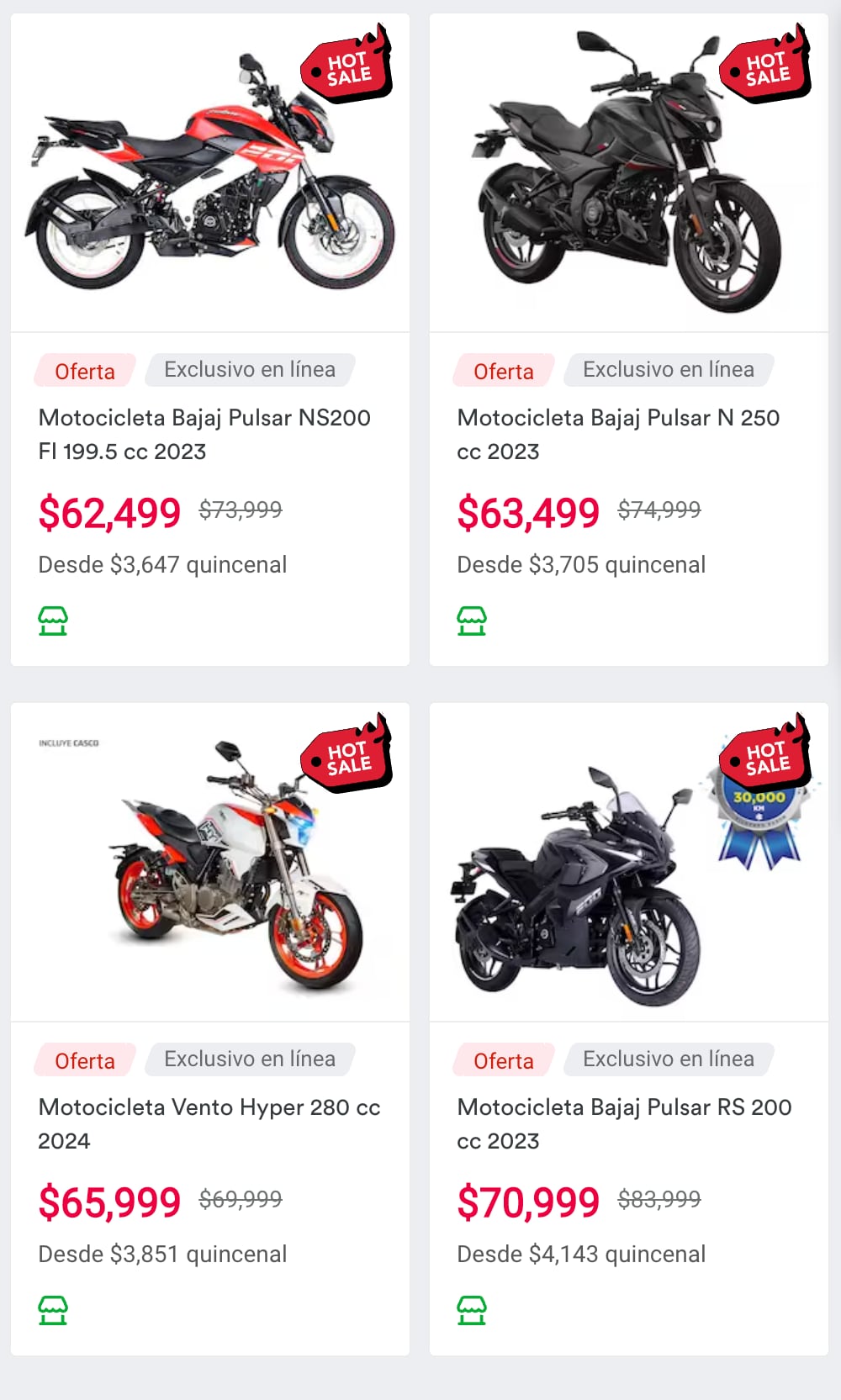 Ofertas en motocicletas en Coppel por el Hot Sale 2023