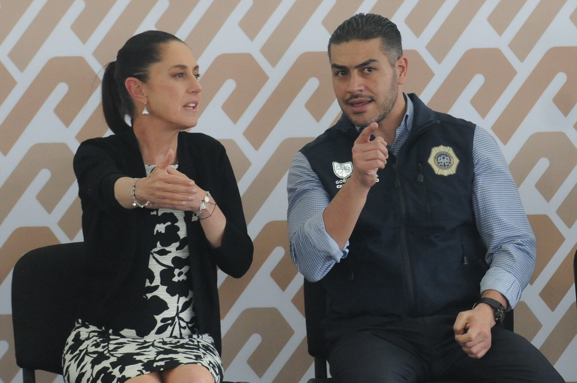 Claudia Sheinbaum y Omar García Harfuch