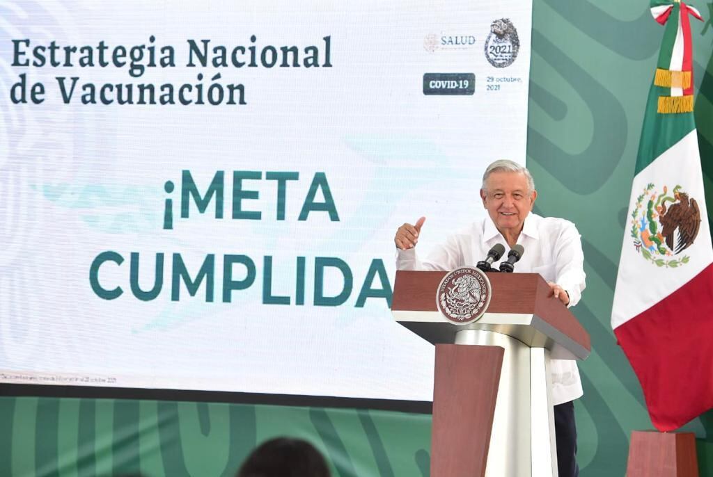¿AMLO cumplió la meta de vacunación?