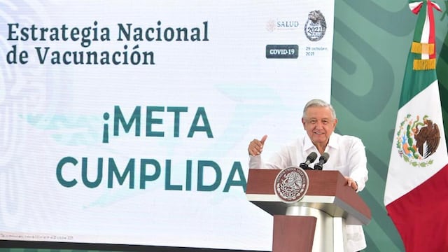 ¿AMLO cumplió la meta de vacunación?