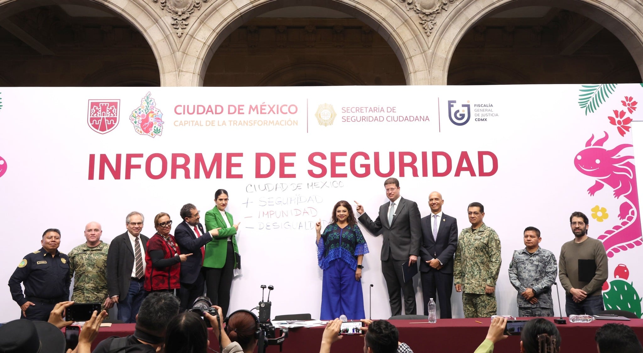 Agosto 2025, el segundo mes con menos homicidios en CDMX desde hace 13 años: Clara Brugada