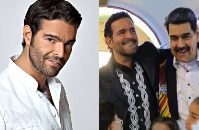 Pablo Montero y Nicolás Maduro