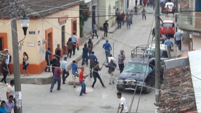 Disturbios en Ocozocoautla