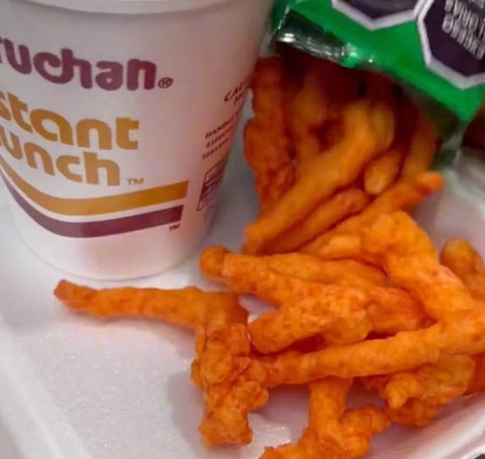 receta de la “Maruchan chorreada”