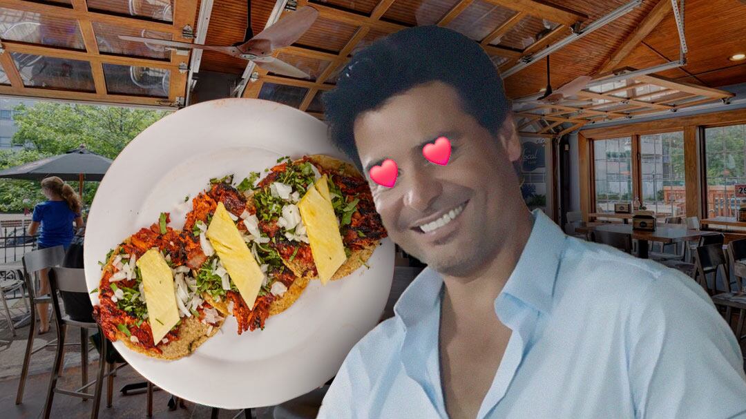 VIDEO: La reacción de Chayanne al probar los tacos al pastor con piña por primera vez