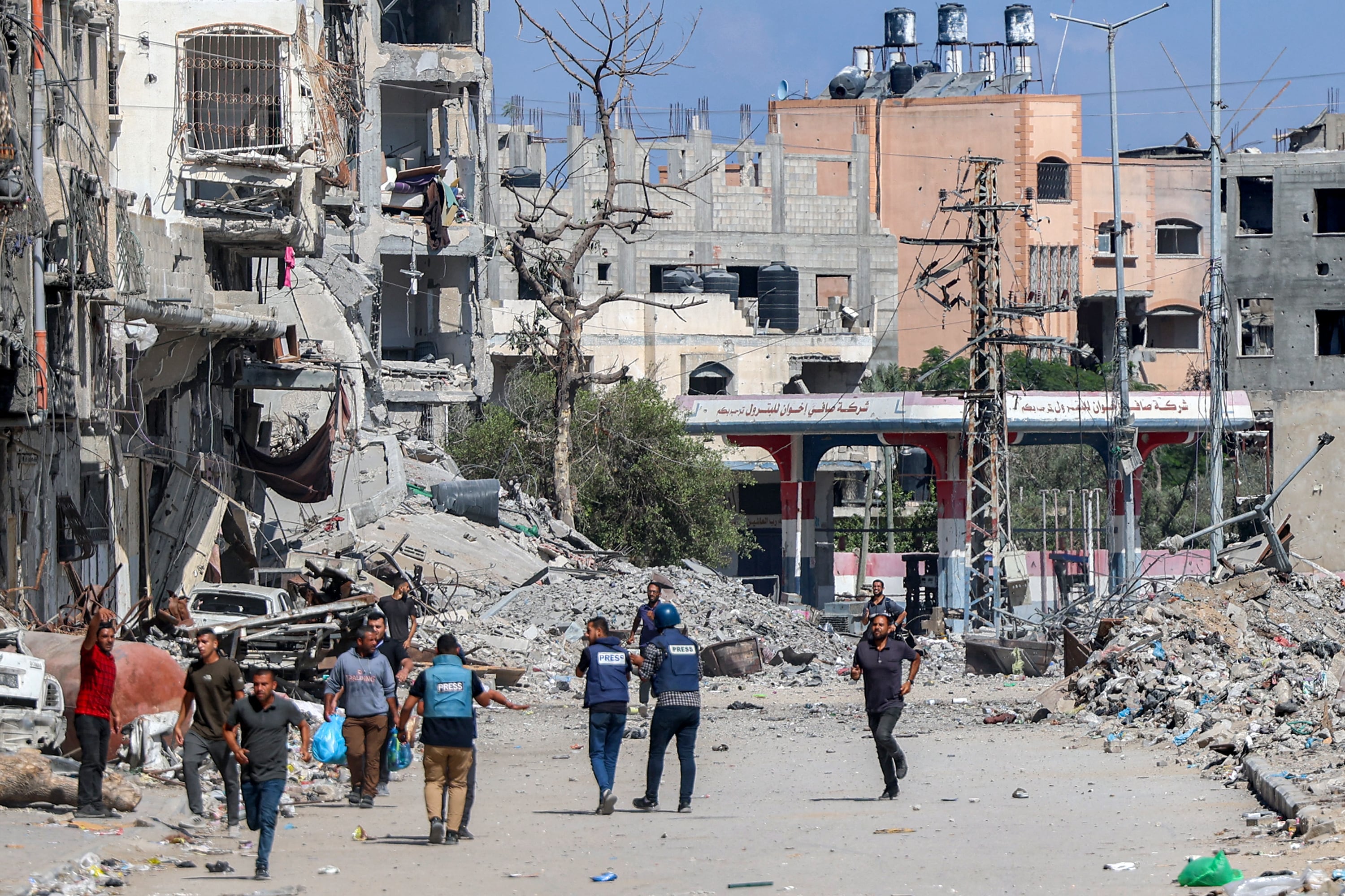 Israel bombardea Yabalia en la Franja de Gaza