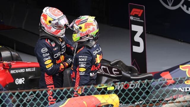 Max Verstappen y Checo Pérez