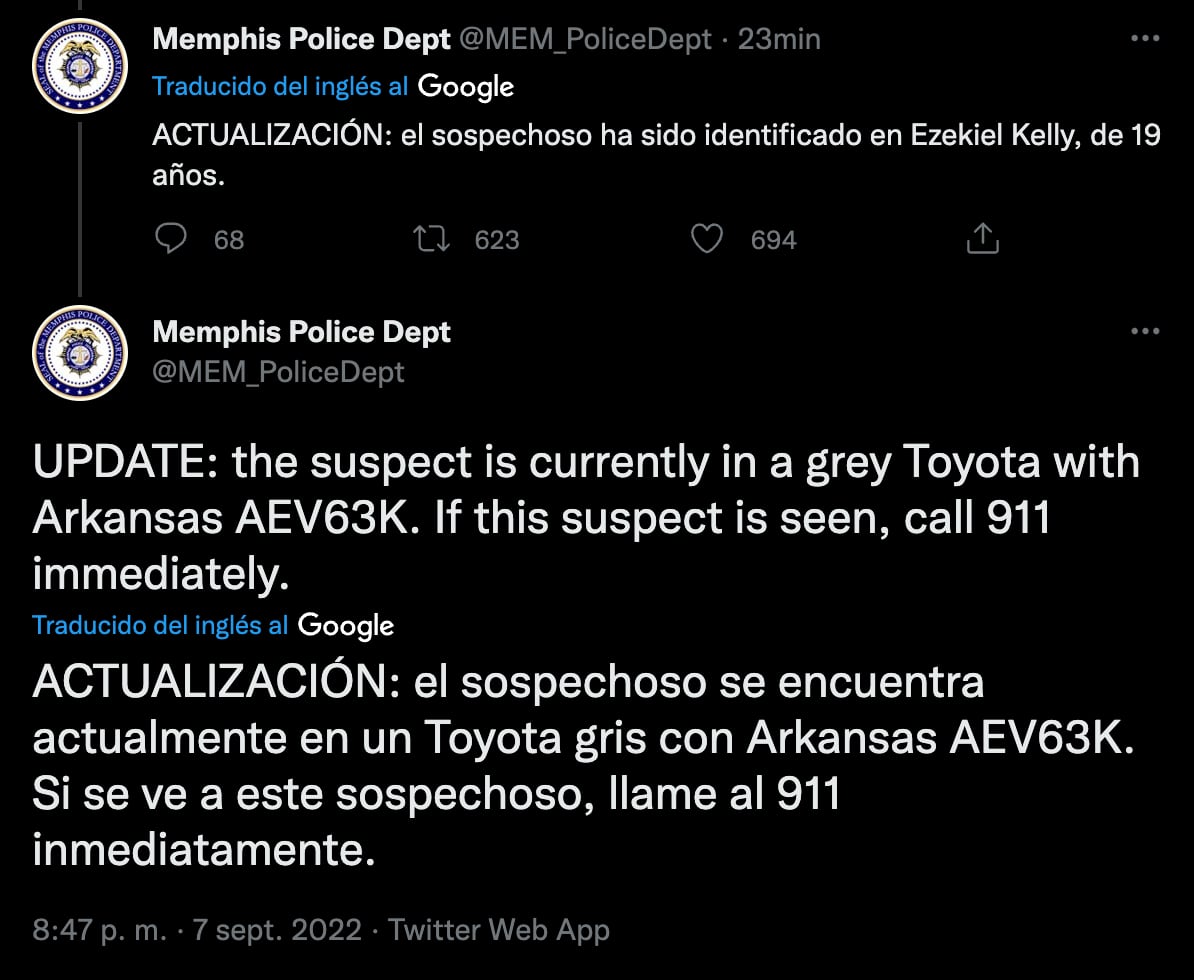 Tiroteo en Memphis, Estados Unidos: atacante transmite en vivo balacera (VIDEO)