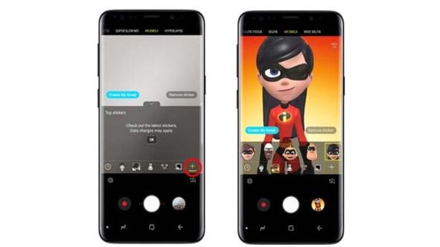 Los AR Emojis de Samsung.