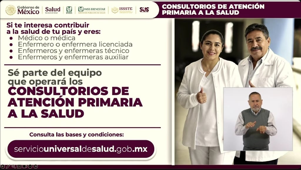 Convocatoria de Consultorios SUS