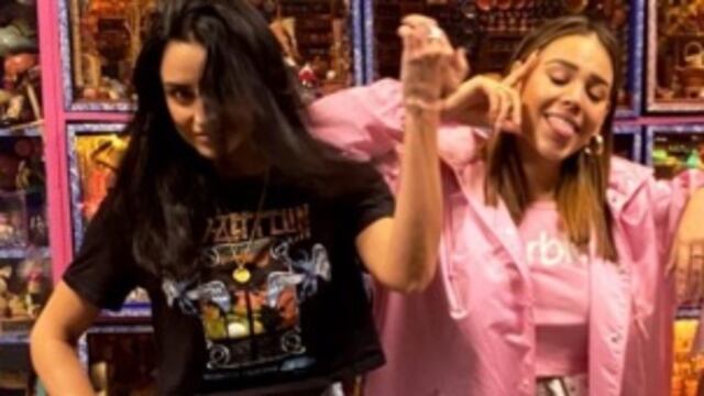 Aislinn Derbez parodia la pelea de Danna Paola en La Academia