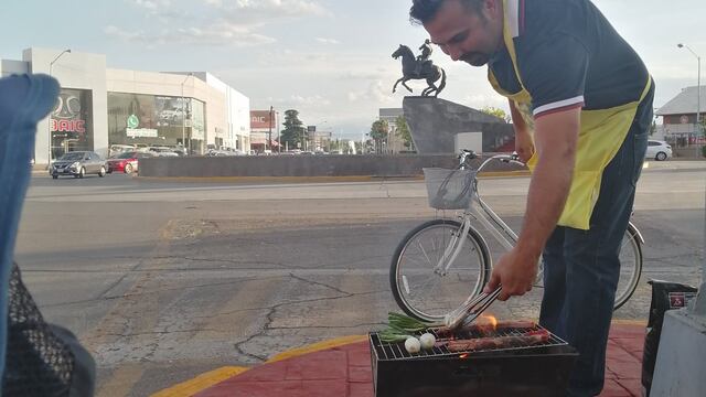 Festejos con carne asada en Chihuahua