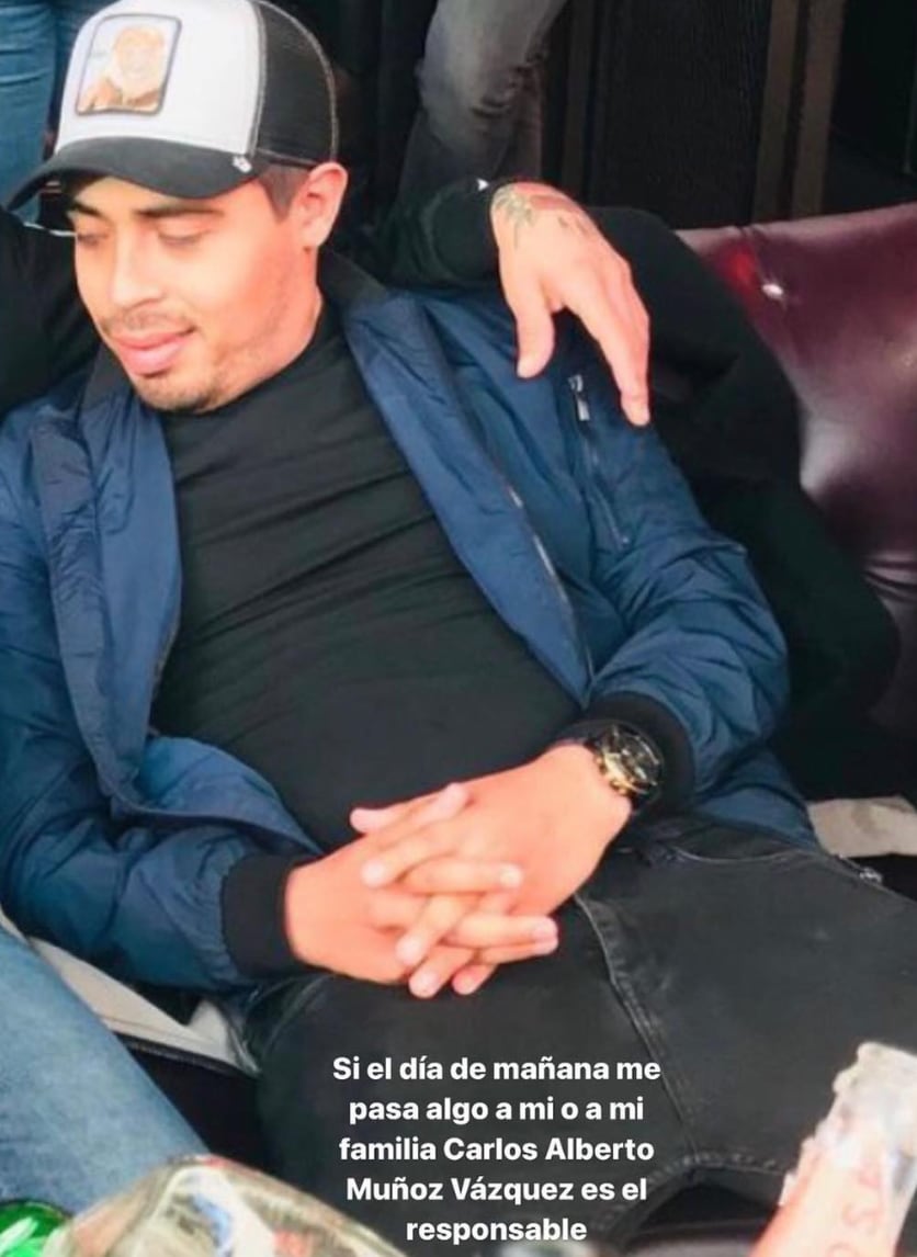 Carlos Alberto Muños Vázquez, expareja de Sam Barrios