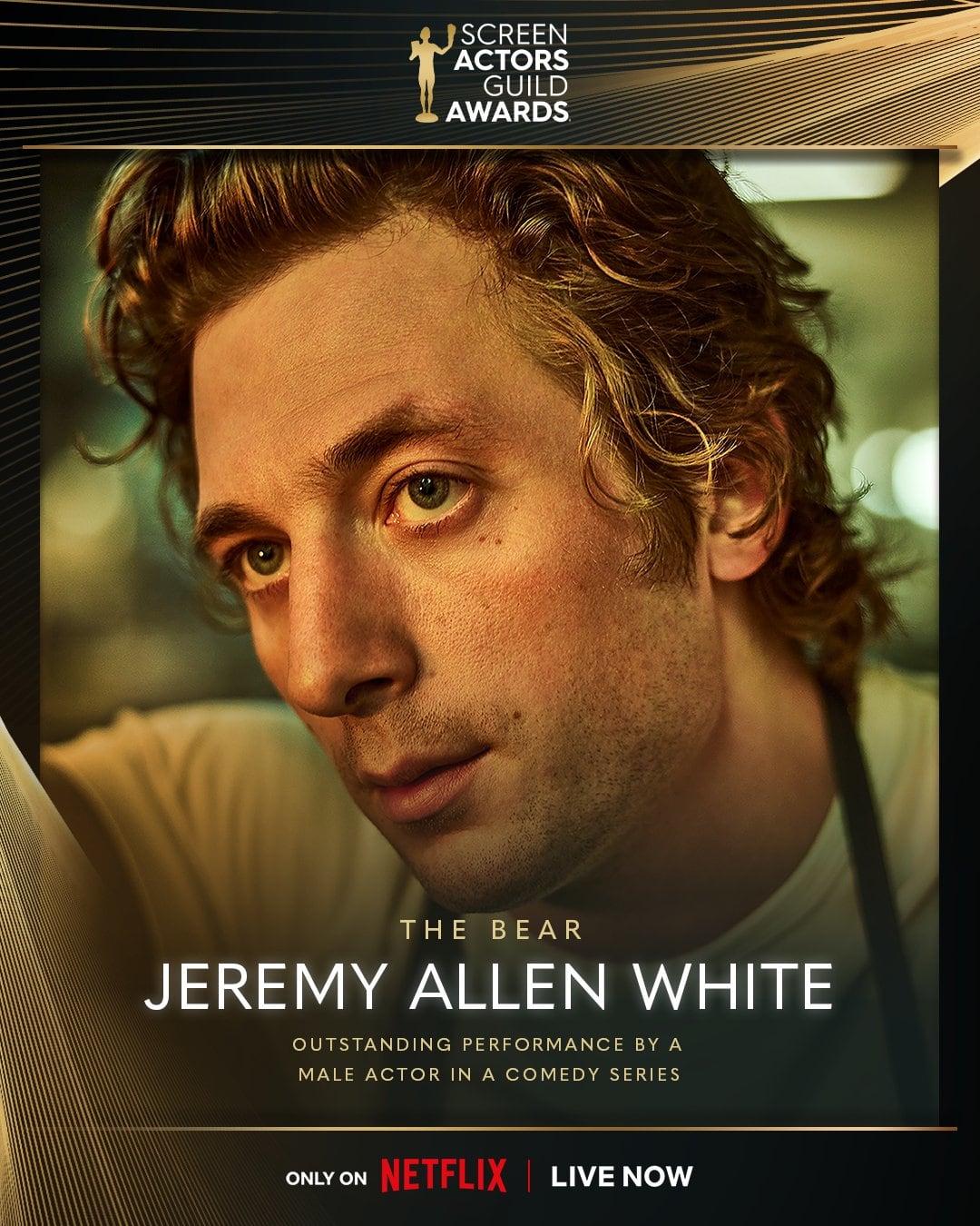 Jeremy Allen White gana a Mejor Actor en una Serie de Comedia en los SAG Awards 2024