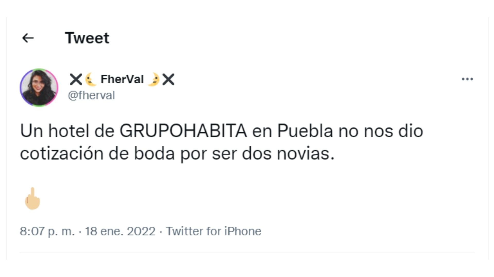 Denuncia de Fher Val
