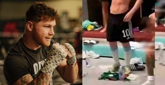 Canelo arremete contra Lionel Messi
