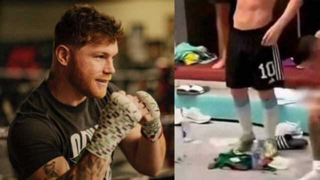 Canelo arremete contra Lionel Messi