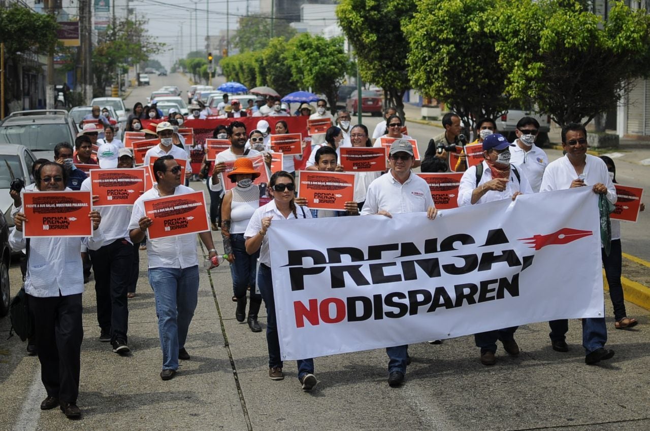 Manifestación de periodistas