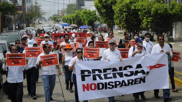 Manifestación de periodistas