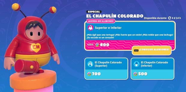 Chapulín Colorado en Fall Guys